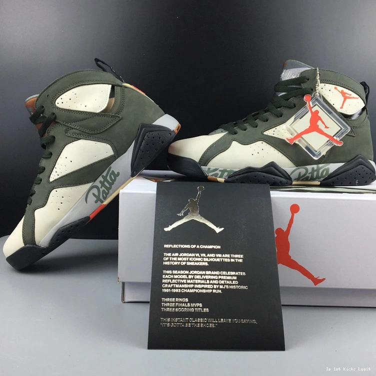 SP 7 100 AT3375 Patta Air x Retro  Jordan 'Icicle' 0320